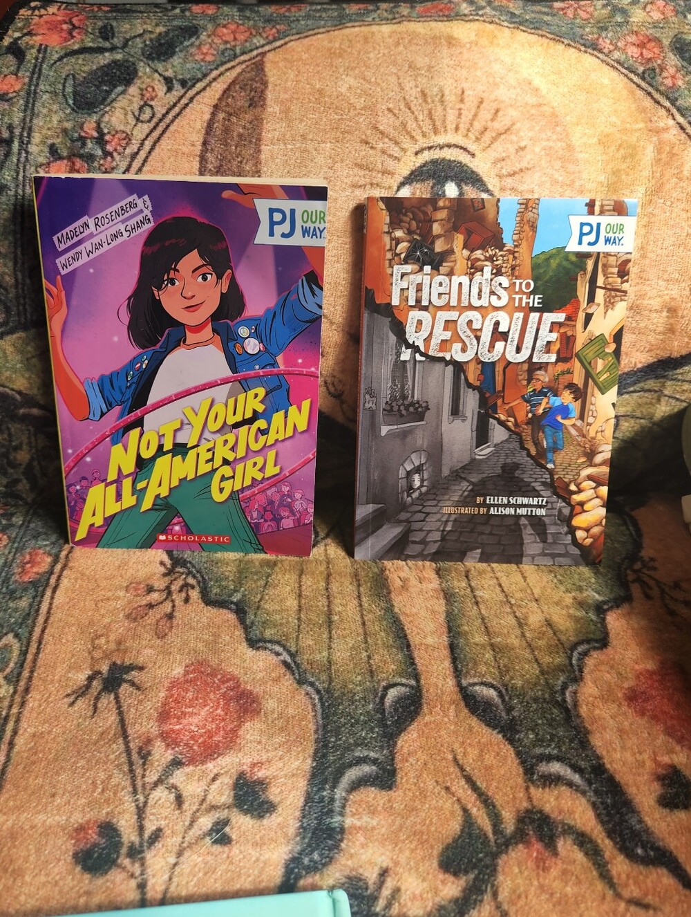PJ Our Way Book Lot 2 Books Not Your All-American Girl & Friends to the Rescue